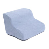 Maxbell Dog Stairs Pet Steps Non Slip Compact Comfortable Soft for High Bed Climbing 2 step gray
