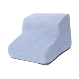 Maxbell Dog Stairs Pet Steps Non Slip Compact Comfortable Soft for High Bed Climbing 2 step gray