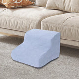 Maxbell Dog Stairs Pet Steps Non Slip Compact Comfortable Soft for High Bed Climbing 2 step gray