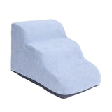 Maxbell Dog Stairs Pet Steps Non Slip Compact Comfortable Soft for High Bed Climbing 3 step gray