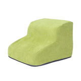 Maxbell Dog Stairs Pet Steps Non Slip Compact Comfortable Soft for High Bed Climbing 2 step green