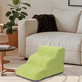 Maxbell Dog Stairs Pet Steps Non Slip Compact Comfortable Soft for High Bed Climbing 3 step green