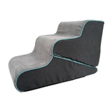Maxbell Pet Dog Stairs 3 Steps 2 in 1 Washable Transformable Anti Slip for Sofa Cats