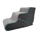 Maxbell Pet Dog Stairs 3 Steps 2 in 1 Washable Transformable Anti Slip for Sofa Cats