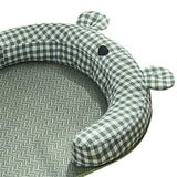 Maxbell Cat Cooling Mat Puppy Nest Comfortable Cute Summer Bed for Puppy Indoor Cats Green