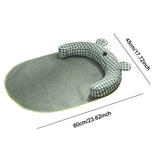 Maxbell Cat Cooling Mat Puppy Nest Comfortable Cute Summer Bed for Puppy Indoor Cats Green
