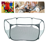 Maxbell Hexagon Kids Ball Pit Foldable for Kids Girls Boys Yard Fence Ball Play Pool Black