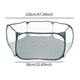 Maxbell Hexagon Kids Ball Pit Foldable for Kids Girls Boys Yard Fence Ball Play Pool Black