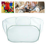 Maxbell Hexagon Kids Ball Pit Foldable for Kids Girls Boys Yard Fence Ball Play Pool Gray