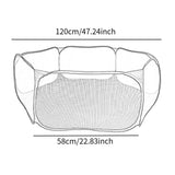 Maxbell Hexagon Kids Ball Pit Foldable for Kids Girls Boys Yard Fence Ball Play Pool Orange