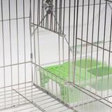 Maxbell Bird Feeder Feeding Bathing Hanging Bird Bath for Lovebird Finches Parakeets