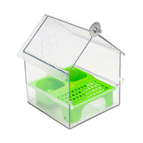 Maxbell Bird Feeder Feeding Bathing Hanging Bird Bath for Lovebird Finches Parakeets