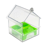 Maxbell Bird Feeder Feeding Bathing Hanging Bird Bath for Lovebird Finches Parakeets