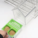 Maxbell Bird Feeder Feeding Bathing Hanging Bird Bath for Lovebird Finches Parakeets