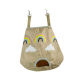 Maxbell Small Animal Feeding Bag Pouch Hanging Pouch Hay Feeder for Hamsters Rabbits