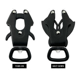 Maxbell Frog Clip 360 Degree Swivel Pet Collar Clasp Locking Portable Dog Leash Clip 20mm