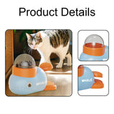 Maxbell Dog Cat Slow Feeder Toy Leaking Food Training Toy for Exercise Kitten Indoor blue