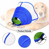 Maxbell Cat Cone Collar Polyester Adjustable for Trimming Nails Pet Accessory Kitten S