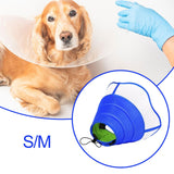 Maxbell Cat Cone Collar Polyester Adjustable for Trimming Nails Pet Accessory Kitten S