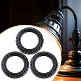 Maxbell E26 Light Socket Collar Rings Accs Lamp Shade Collar Rings for Hotel Bedroom 3pcs