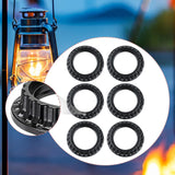 Maxbell E26 Light Socket Collar Rings Accs Lamp Shade Collar Rings for Hotel Bedroom 6pcs