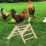 Maxbell Chicken Perch Stand Gym Outdoor Training Cock Parrot Enrichment Roosting Bar