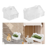 Maxbell Rabbit Feeder Rack Box Grass Holder for Hamster Small Animals Guinea Pig 20cmx12cmx14cm