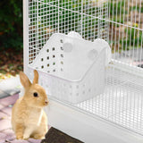 Maxbell Rabbit Feeder Rack Box Grass Holder for Hamster Small Animals Guinea Pig 20cmx12cmx14cm