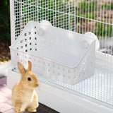 Maxbell Rabbit Feeder Rack Box Grass Holder for Hamster Small Animals Guinea Pig 32cmx12cmx14cm