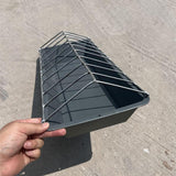 Maxbell Pigeon Feeder 18 Slot Pet Bowls Thick Chicken Feeder for Farm Balcony Quails Straight