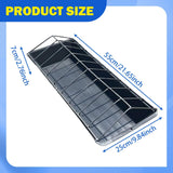 Maxbell Pigeon Feeder 18 Slot Pet Bowls Thick Chicken Feeder for Farm Balcony Quails Straight