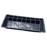 Maxbell Pigeon Feeder 18 Slot Pet Bowls Thick Chicken Feeder for Farm Balcony Quails Straight