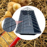 Maxbell Pigeon Feeder 18 Slot Pet Bowls Thick Chicken Feeder for Farm Balcony Quails Straight