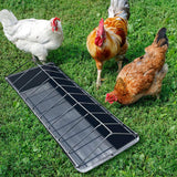 Maxbell Pigeon Feeder 18 Slot Pet Bowls Thick Chicken Feeder for Farm Balcony Quails Straight