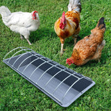 Maxbell Pigeon Feeder 18 Slot Pet Bowls Thick Chicken Feeder for Farm Balcony Quails Bent