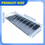 Maxbell Pigeon Feeder 18 Slot Pet Bowls Thick Chicken Feeder for Farm Balcony Quails Bent