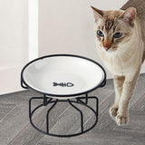 Maxbell Iron Stand for Cat Dish Elevated Cat Bowl Stand for Small Dogs Travel Indoor
