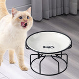Maxbell Iron Stand for Cat Dish Elevated Cat Bowl Stand for Small Dogs Travel Indoor
