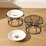 Maxbell Iron Stand for Cat Dish Elevated Cat Bowl Stand for Small Dogs Travel Indoor