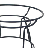 Maxbell Elevated Cat Bowl Stand Only Iron Round Raised Dog Food and Water Bowl Stand