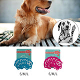 Maxbell 8Pcs Dog Paw Protector Pads Dog Feet Stickers with Strong Traction Anti Slip Blue S