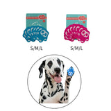 Maxbell 8Pcs Dog Paw Protector Pads Dog Feet Stickers with Strong Traction Anti Slip Blue S