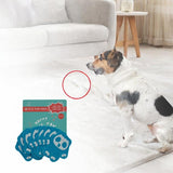 Maxbell 8Pcs Dog Paw Protector Pads Dog Feet Stickers with Strong Traction Anti Slip Blue S