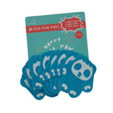 Maxbell 8Pcs Dog Paw Protector Pads Dog Feet Stickers with Strong Traction Anti Slip Blue S