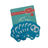 Maxbell 8Pcs Dog Paw Protector Pads Dog Feet Stickers with Strong Traction Anti Slip Blue S