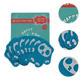 Maxbell 8Pcs Dog Paw Protector Pads Dog Feet Stickers with Strong Traction Anti Slip Blue S