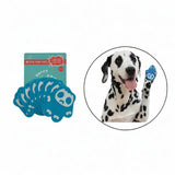 Maxbell 8Pcs Dog Paw Protector Pads Dog Feet Stickers with Strong Traction Anti Slip Blue M