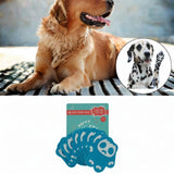 Maxbell 8Pcs Dog Paw Protector Pads Dog Feet Stickers with Strong Traction Anti Slip Blue M