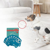 Maxbell 8Pcs Dog Paw Protector Pads Dog Feet Stickers with Strong Traction Anti Slip Blue M