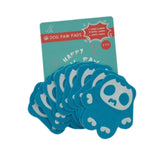 Maxbell 8Pcs Dog Paw Protector Pads Dog Feet Stickers with Strong Traction Anti Slip Blue M
